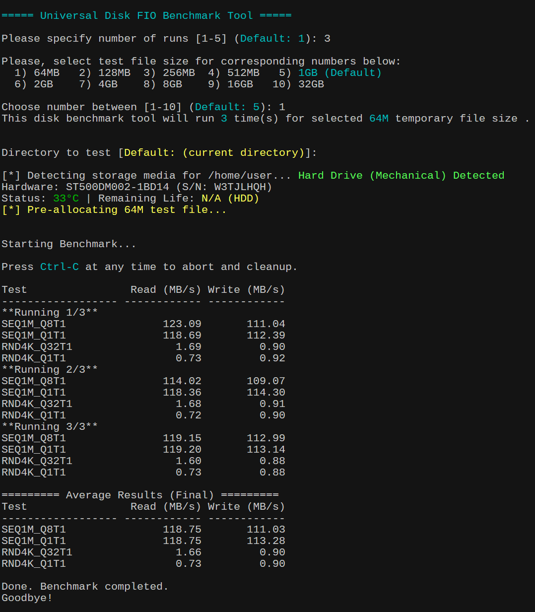 HDD Benchmark